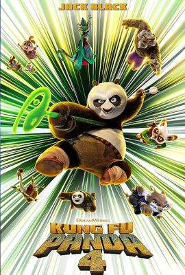Animated movie poster featuring a group of martial arts warrior animals, highlighting the family-friendly content that is part of Oneclicktv's 4K IPTV service offerings