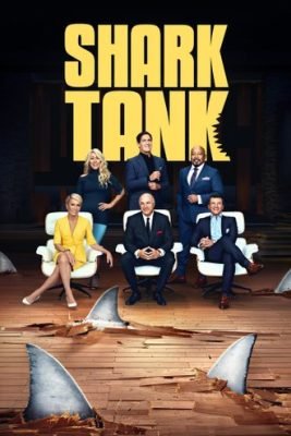 Poster for a popular entrepreneurial TV show with investors seated confidently, indicative of the reality and business programming on Oneclicktv's 4K IPTV service.